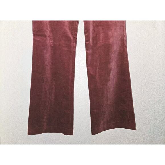 NWOT! Express Design Studio Editor Velvet Trouser Pant Size 6 - Picture 3 of 9